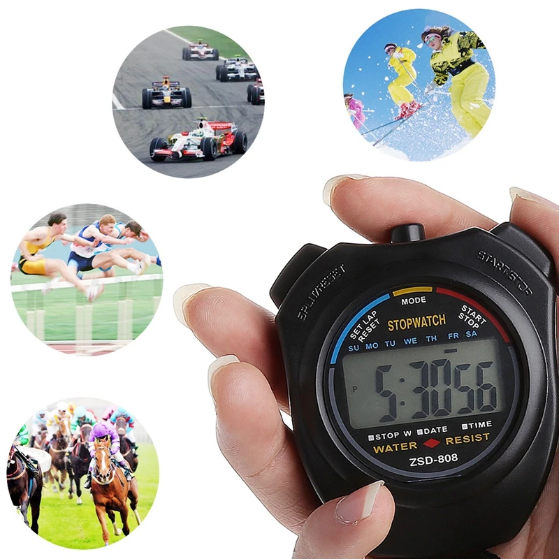 

New 1pcs Hot Handheld Outdoor Sports Stopwatch Fitness And Shaping Outdoor Fitness Equipment Chronograph Counter Timers