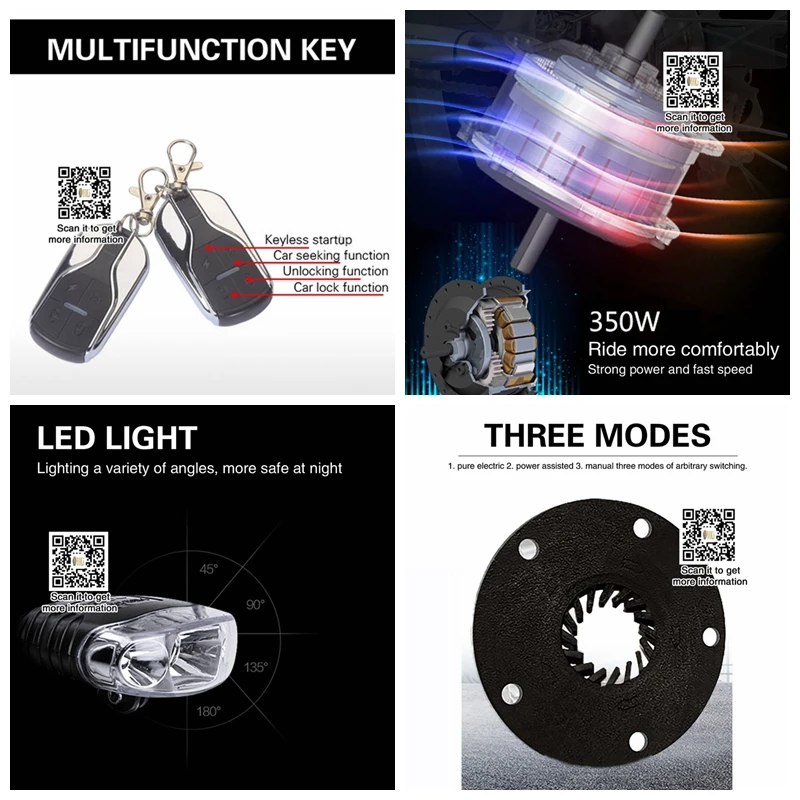 Excellent 24 inch double suspension electric bicycle detachable charging 350W 60 v 12 A e bike 55KM Burglar alarm 3 Excellent 24 inch double suspension electric bicycle detachable charging 350W 60 v 12 A e bike 55KM Burglar alarm 3