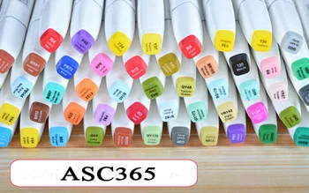 

1 set of 60 Color Twin Tip Pen Marker (Architectural)
