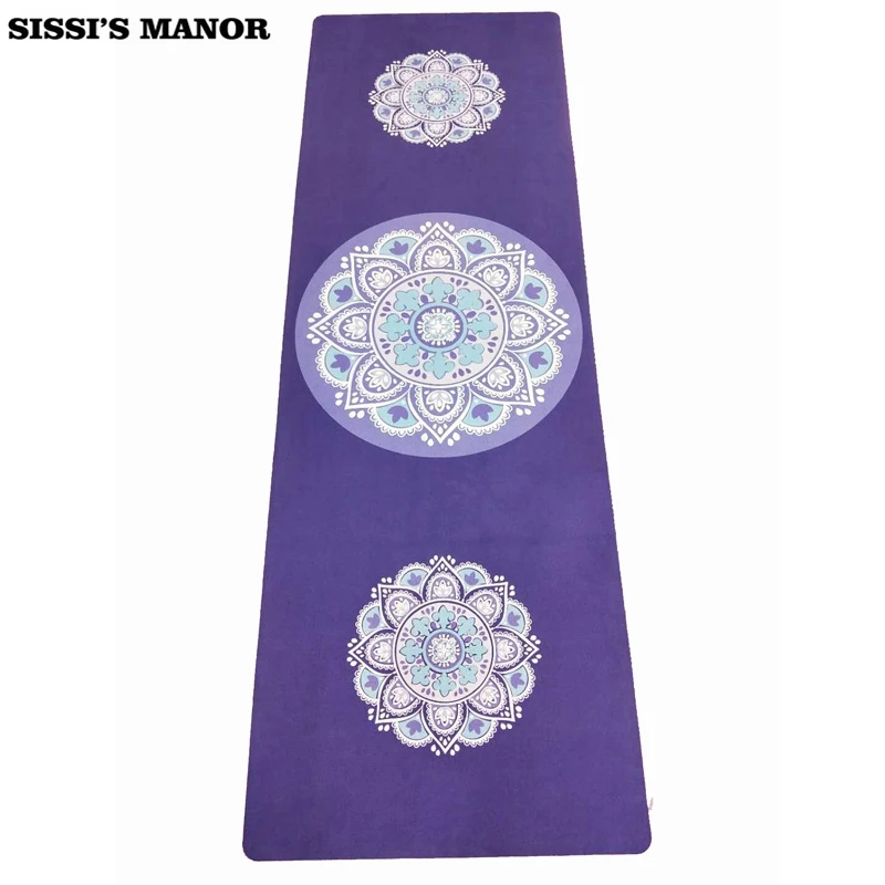 Folding Natural Rubber Yoga Mat Eco Friendly Slip Resistant Hot