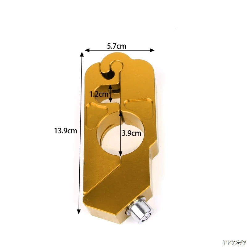 Замок на руль мотоцикла, алюминиевый сплав, скутер, ATV, тормозная муфта, безопасность, защита от кражи, замки для Honda G6KC