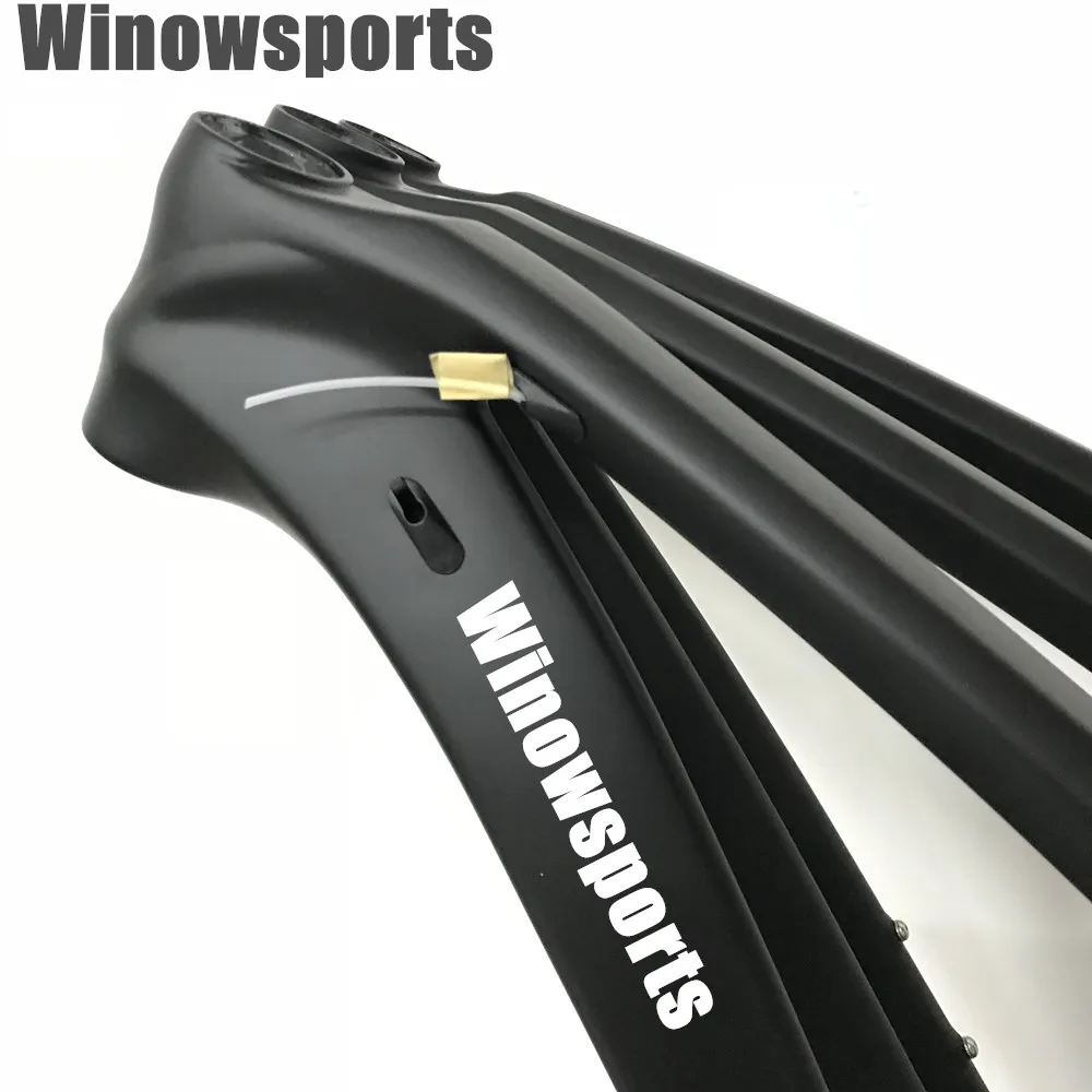 Discount Winow 26er carbon mtb frame 13.5" 15.5" 17.5 inch kids frame with QR 135*9mm 12*142mm thru axle 26 inch 27.5er mtb carbon frame 4