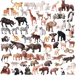 41 стилей фигурку оригинальный африканский дикий моделирование животные комплект фермы фигурки животных модели образовательных игрушек