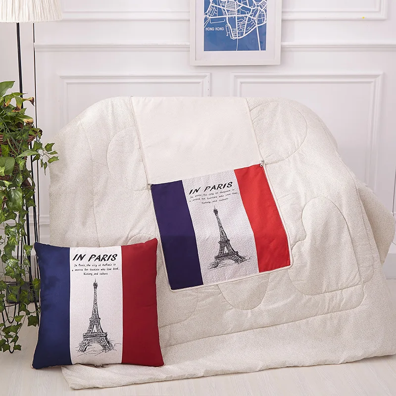 Home Decoration Shape-shift Cushion 45*45cm Back ChristmasCushion Open Size 120*160 Cushion Blanket Quilts Car Cartoon Throw Pil - Цвет: 6