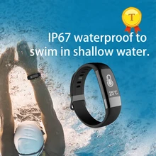 Реальные плавательные ip67 умный напульсник SmartBand браслет с отслеживанием показателей здоровья поддержка устройство для отслеживания сердцебиения во время сна контрольный Шагомер напоминание о вызове