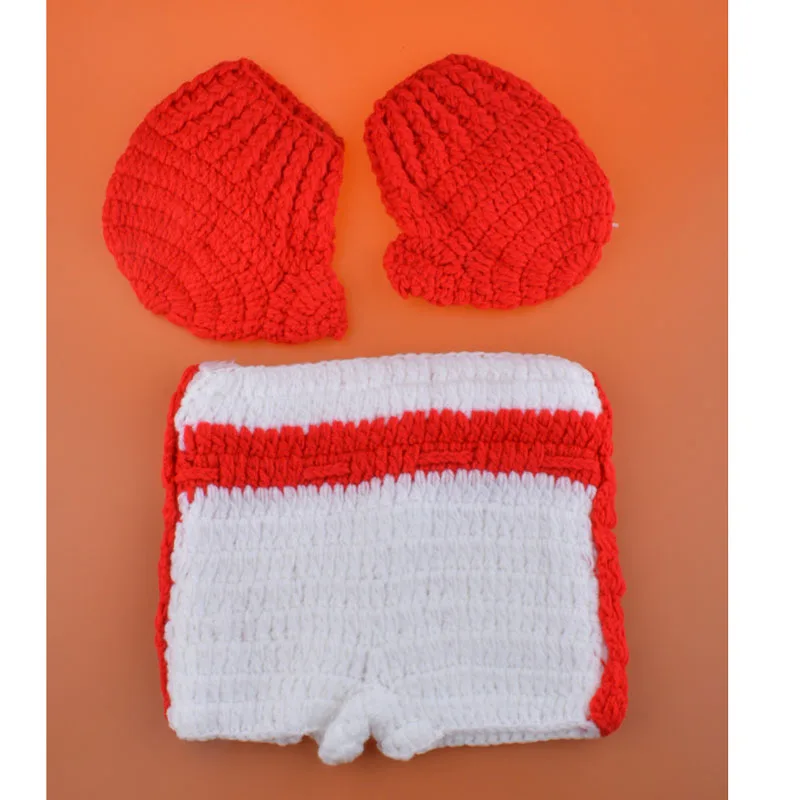 Боксерские перчатки и шорты; комплект костюмов для новорожденных; реквизит для фотосессии; боксерский Комплект для мальчиков; подарок для душа; 3 цвета; H206
