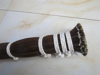

50 hanks Natural brown color Stallion Mongolia horsetail 80-85cm