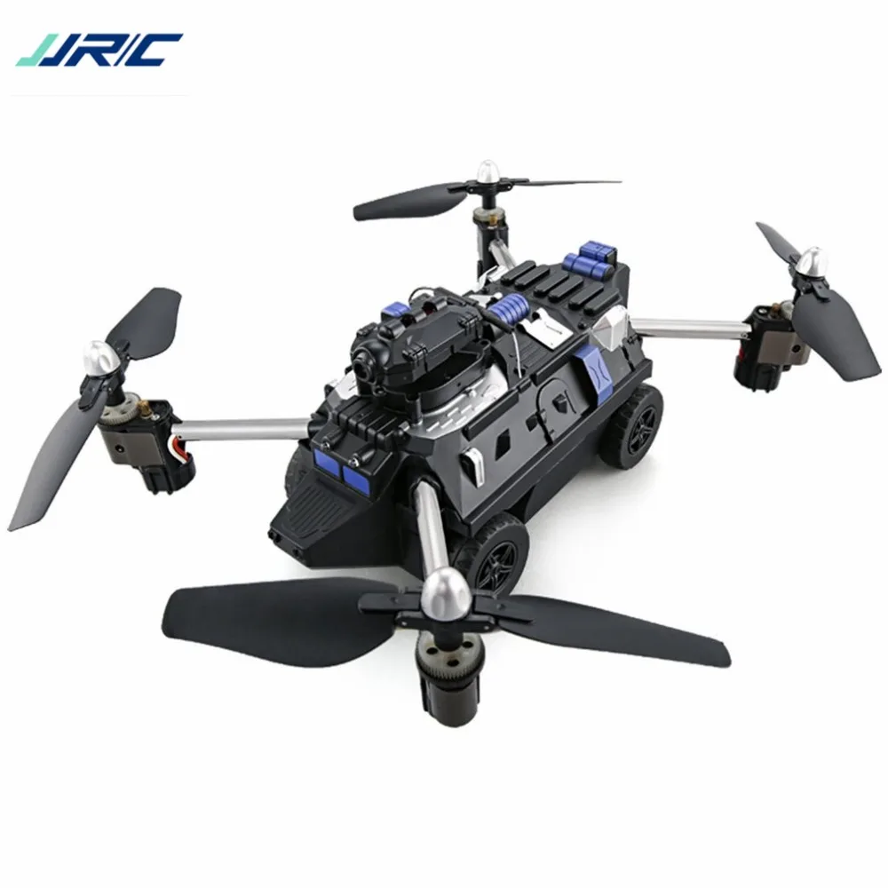 

2018 JJR/C H40WH Selfie FPV RC 2.4G RC Quadcopter Tank Car Drone Aircraft with 720P Wifi HD Camera Altitude Hold 360' Flips hi