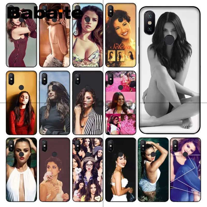 Babaite милый сексуальный Selena Gomez мягкий чехол для телефона redmi 5plus 5A 6pro 4X note5A note4x note6pro