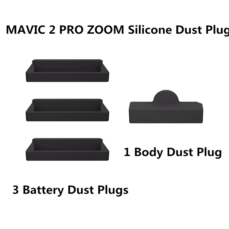 Sunnlife MAVIC PRO 2 Silicone Dustproof Body Port Plug Protector Cover Battery Charging Port Case for DJI MAVIC 2 PRO ZOOM
