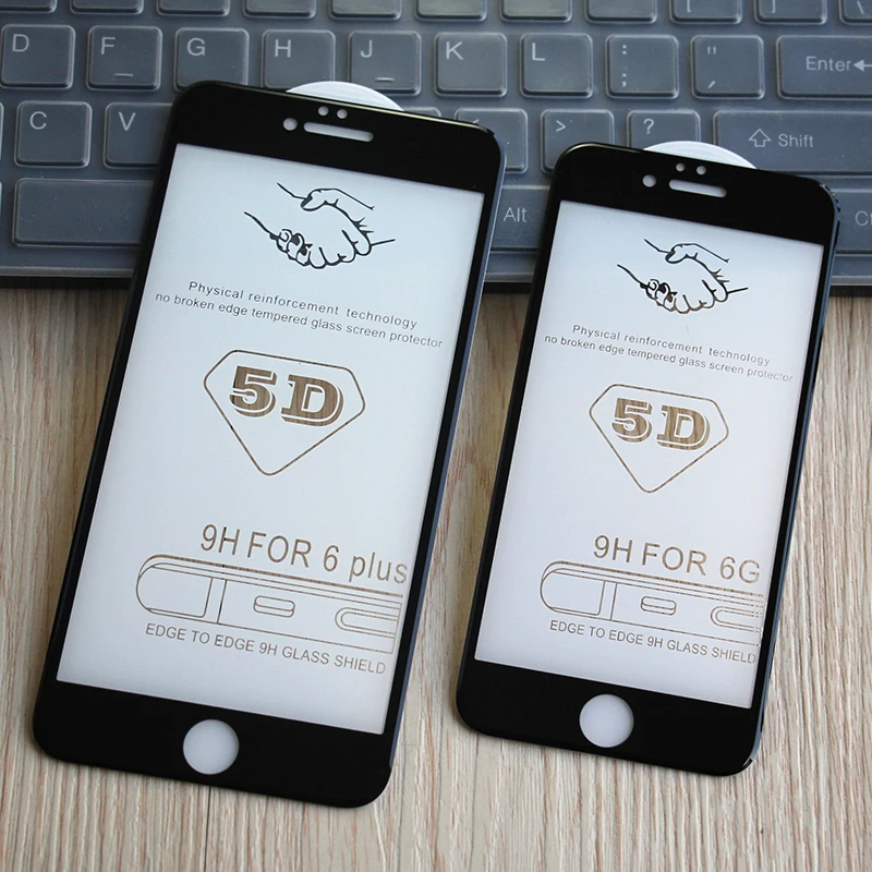 5D изогнутый экран протектор для iPhone6 6S 7 8 Plus X Edge полное покрытие пленка для iPhone 11 Pro XR XS Max Закаленное стекло пленка Новинка 5D