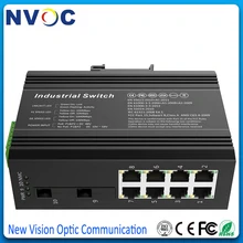 1000 м 2 одиночных волокон+ 8 Порты и разъёмы 10/100/1000 м RJ45 неуправляемый промышленный коммутатор, 1000 м неуправляемый промышленный Ethernet коммутатор