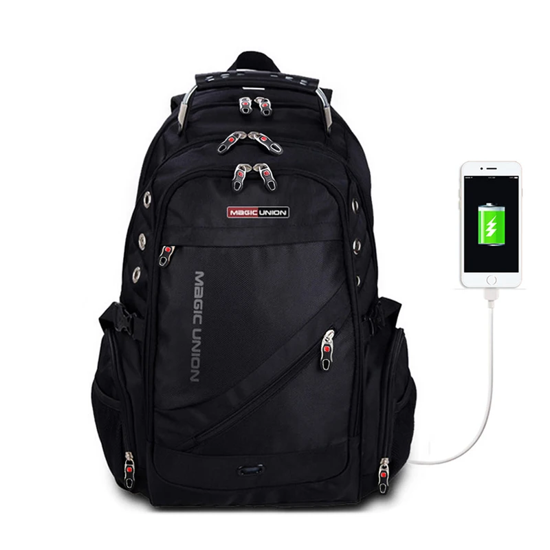 

Laptop Backpack External USB Charge Computer Backpacks Anti-theft Waterproof Bags for Men Women school backpack