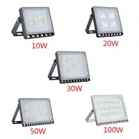 6PCS Ultrathin ไฟ LED น้ำท่วม 10W 20W 30W 50W 100W IP65 110 V/ 220V LED Spotlight Reflector กลางแจ้งโคมไฟโคมไฟ Floodlight