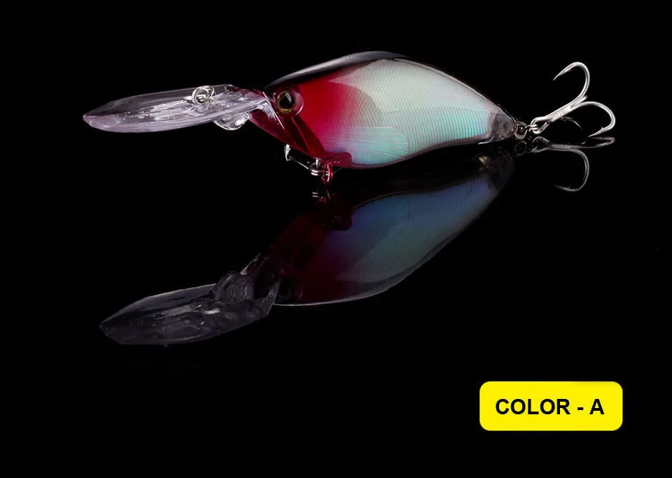 WALK FISH глубокая Дайвинг кренкбейт рыболовные приманки 18 г/105 мм искусственная приманка реалистичные воблеры с 6# качественными крючками