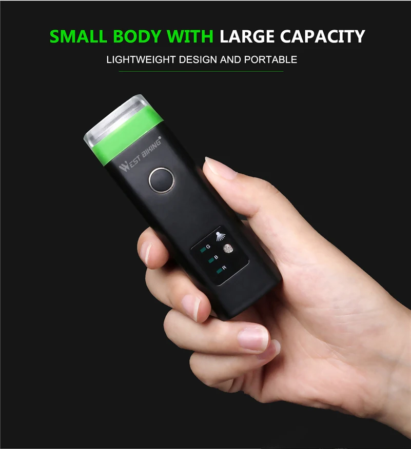 Clearance WEST BIKING Intelligent Bike Light Cycling Front Light 4 Modes  Warning Flashlight USB Charging Sensor Auto Lamp Bicycle Light 0