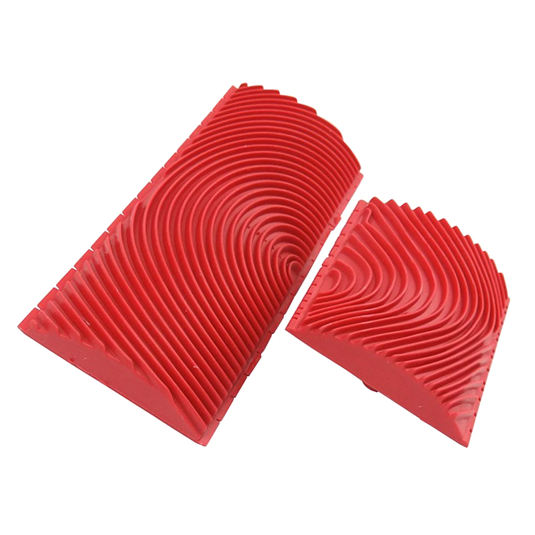 

Hand Tools 2pcs Large & Small Wood Graining Tool DIY Wall Floor Painting Effects Wood Grain Rubber for Home Decoration
