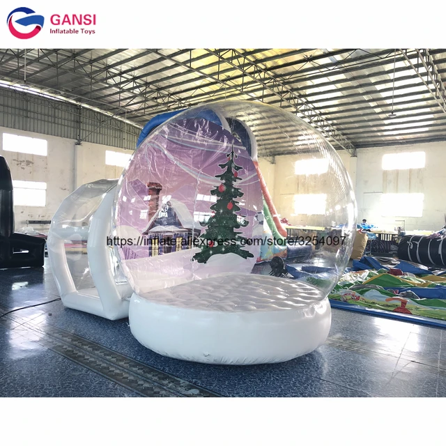 Outdoor Christmas Decorations Inflatable Snow Globe Tent 3m Outdoor Christmas Decorations Inflatable Snow Globe Tent 3m Bounce House With Entrance