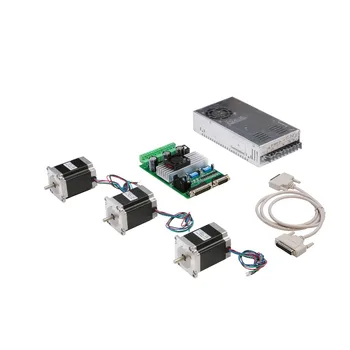 

Russia Free! Wantai 3Axis Nema23 Stepper Motor 57BYGH633B 270oz-in 6 leads+3 Axis Driver Board TB6560 CNC Router Milling Machine