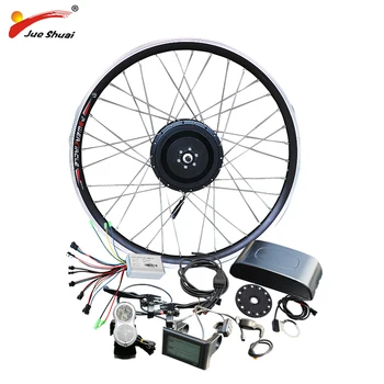 

jueshuai 36V 500W Electric Bike Kit Motor Wheel for Mountain Road Bike 26" 700C 1.75-2.125 moteur electrique velo Free shipping