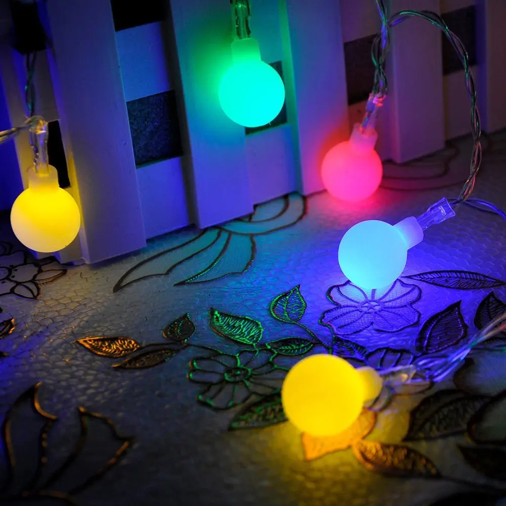 

2M Multi color Battery Powered String Lights Halloween Christmas Xmas New Year Party Fairy Wedding Bar Decoration Lamp