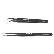 2 шт./партия Премиум пинцеты из нержавеющей стали RVS антистатический анти-магнитный Пинцет Набор электронных деталей инструменты для ремонта ручной работы