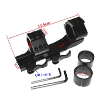 FIRECLUB 25,4 мм 30 мм двойное кольцо консольное сверхмощное крепление для прицела быстросъемное Пикатинни