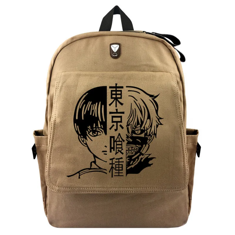 

anime Tokyo Ghoul Kaneki Ken Canvas Backpack Laptop Bag School Bag Shoulder Bag Travel Bag men women Rucksack Package