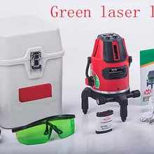 Лазерный уровень с функцией Slash и наружный/360 Поворотный самонивелирующийся евро штекер 635 нм лазерные инструменты уровня