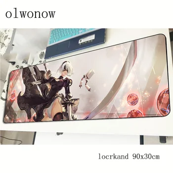 

nier automata mousepad 900x300x2mm best seller gaming mouse pad gamer mat large game computer desk padmouse keyboard play mats