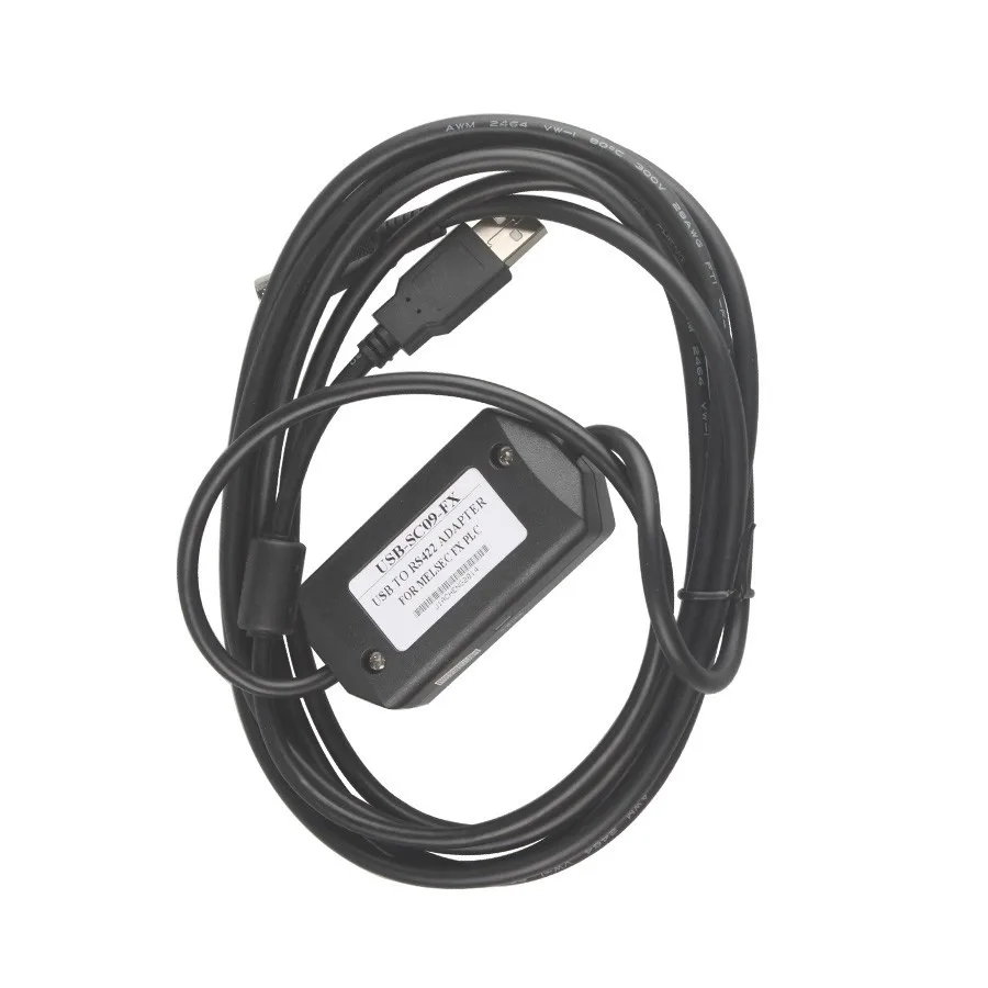 Высокое качество ПЛК кабель для Mitsubishi FX/USB-SC09-FX FX1S FX1N FX2N USB к RS422 адаптер для MELSEC FX PLC 10 шт. DHL EMS ИБП