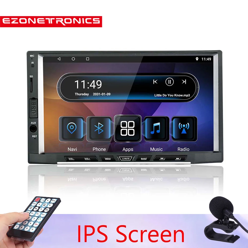 

2019New 2 Din Android 8.1 Car Radio Stereo 7 inch IPS Universal Car Player GPS Navigation Wifi Audio Octa Core with 2G DDR3