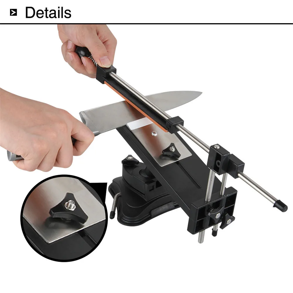 Ruixin Pro II Sharpener Update Chefs Professional Best Kitchen Sharpening Knife Sharpener System Fix-angle 4 whetstones Best Promotion 3