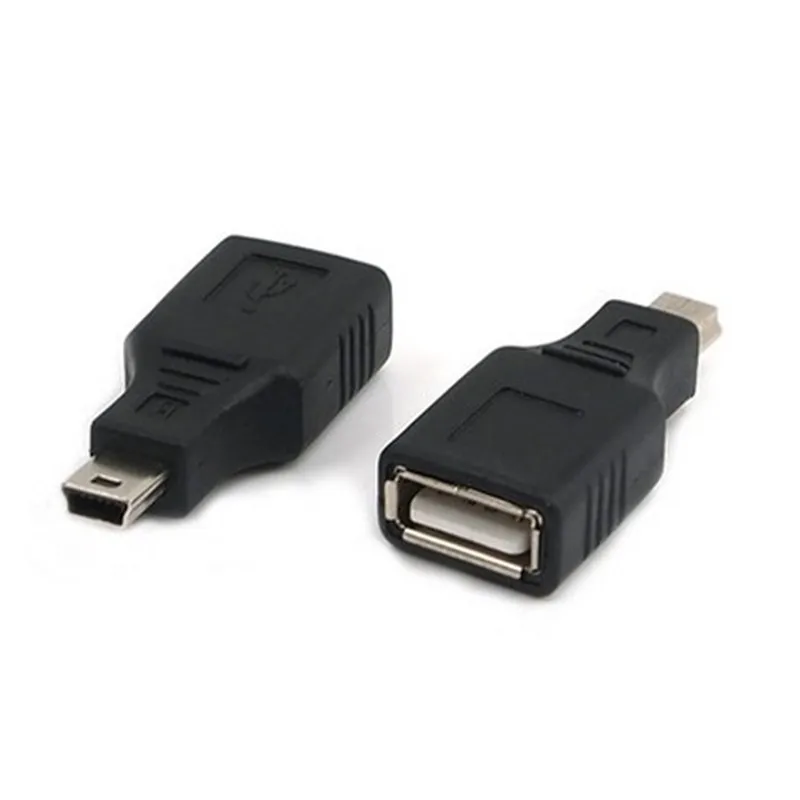 Mini USB Male to USB Female OTG Cable Adapter Vehicle V3 OTG Jack Port
