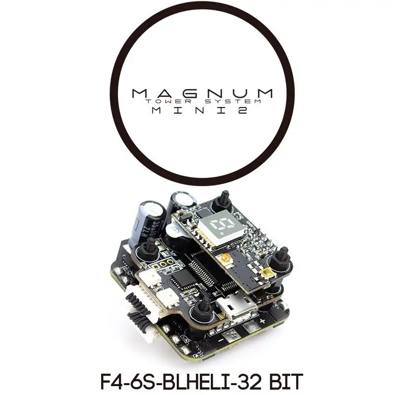 Emax Mini MAGNUM 2 F4 контроллер полета MPU6000 6S BLHELI 32BIT 35amp BLHeli32 совместимая плата ESC датчик