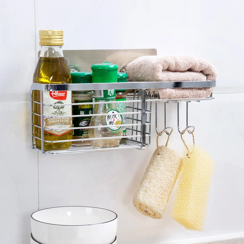 Free Punch Stainless Steel Trimming Wall Hanging Shelf Kitchen Wall Quilts Shelf Storage Rack Free Punch Stainless Steel Trimming Wall Hanging Shelf Kitchen Wall Quilts Shelf Storage Rack
