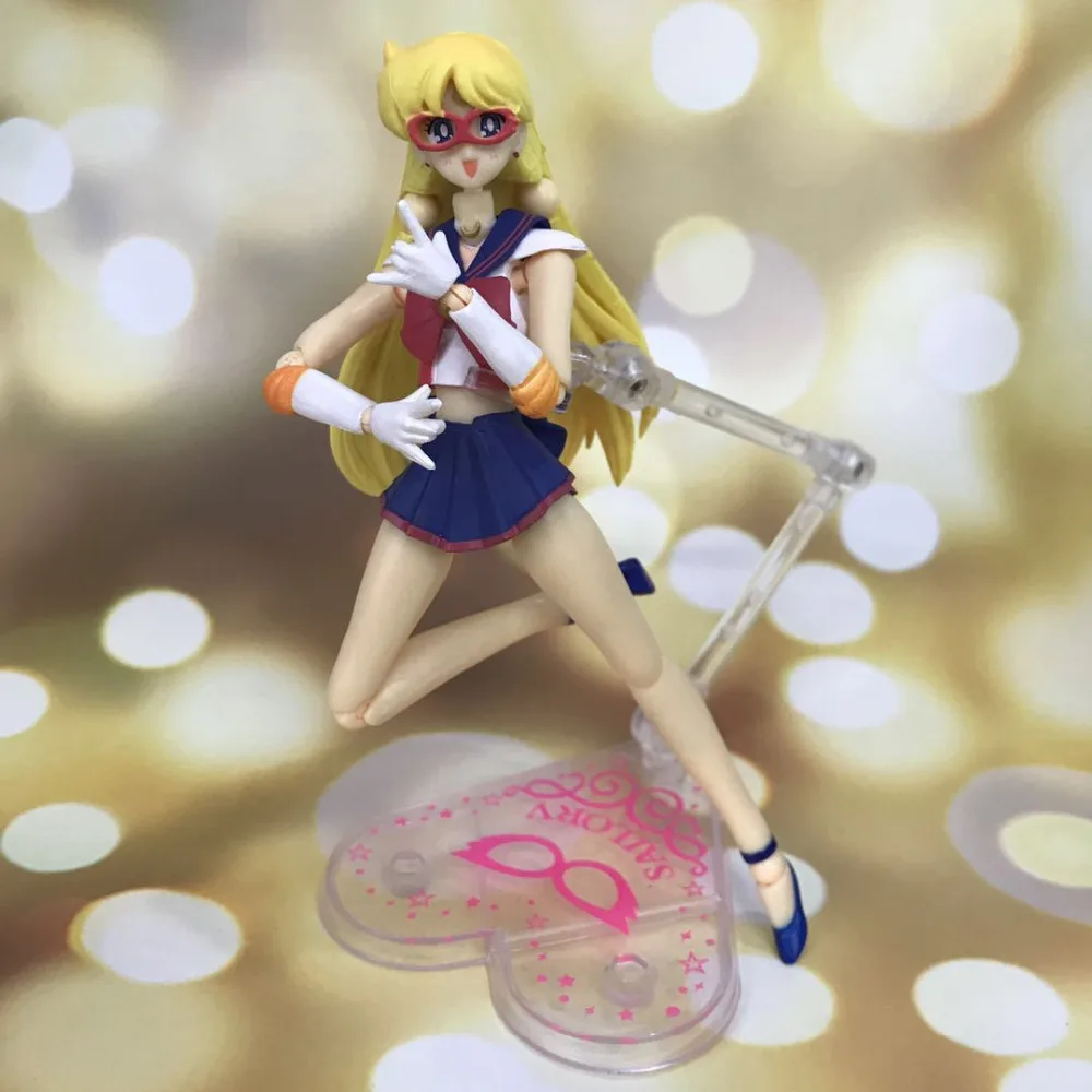 Pаспродажа СВЧ S. h. figuarts аниме Сейлор Мун Сейлор V Венера Минако Айно ПВХ фигурку Коллекция Модель детские игрушки куклы 15 см