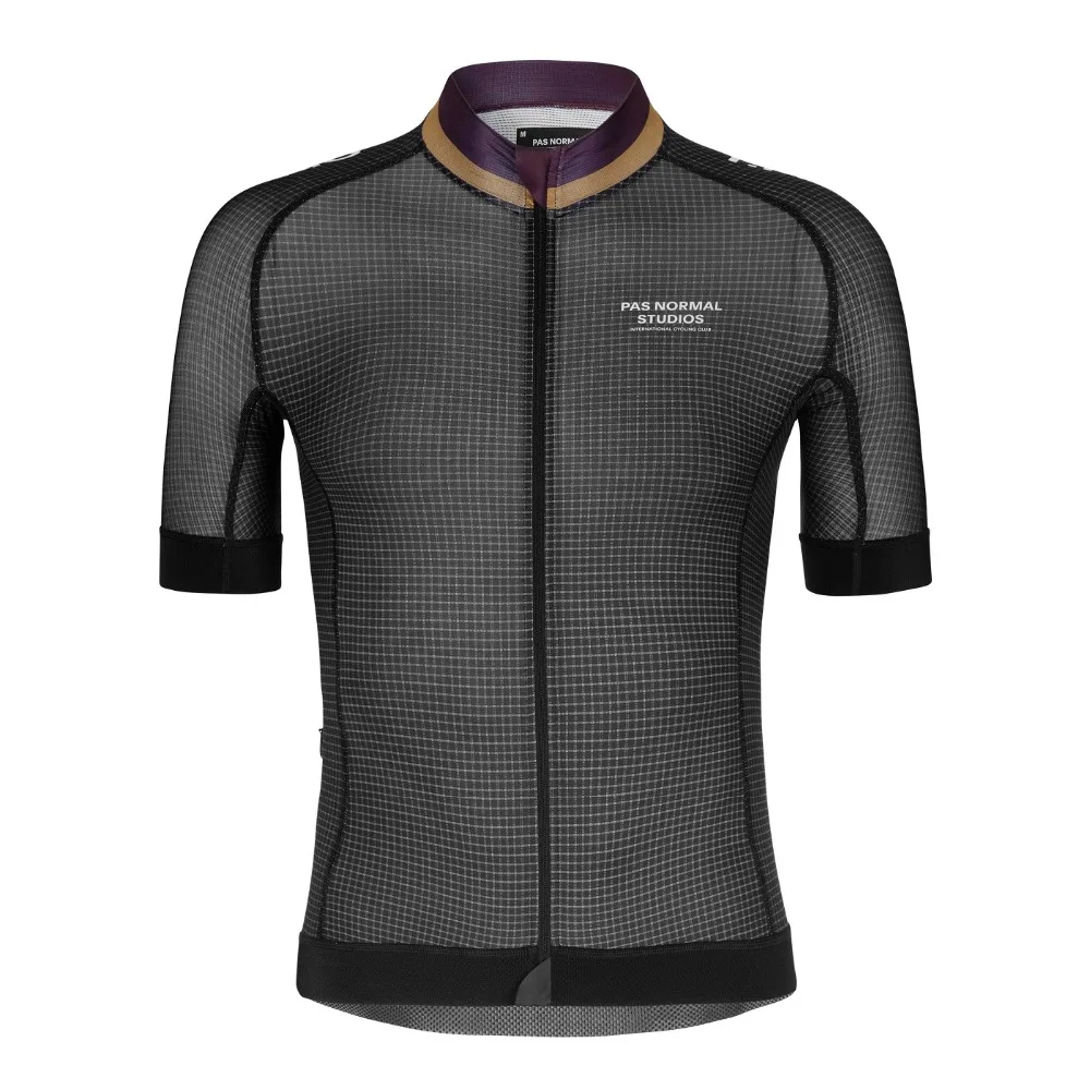 

2018 Limited T.K.O short sleeve Cycling Jersey Black highly breathable side and back panels flatlock italy lightweight fabric