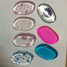 50 шт прозрачный силиконовый порошок слоеного желе затяжки не едят порошок прозрачный Влажный лицо смыватель ips силиконовый слоеный