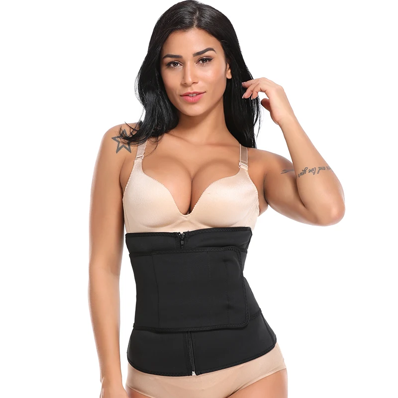 VASLANDA Neoprene Sauna Sweat Waist Cincher Slimming Belt Body Shaper Abdominal Trimmer Shapewear Cintas Modeladora Corsets