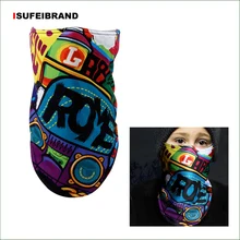 TH10 новая детская зимняя теплая шапка Лыжная полумаска для лица уличная термальная Лыжная сноуборд мотоциклетная Спортивная маска