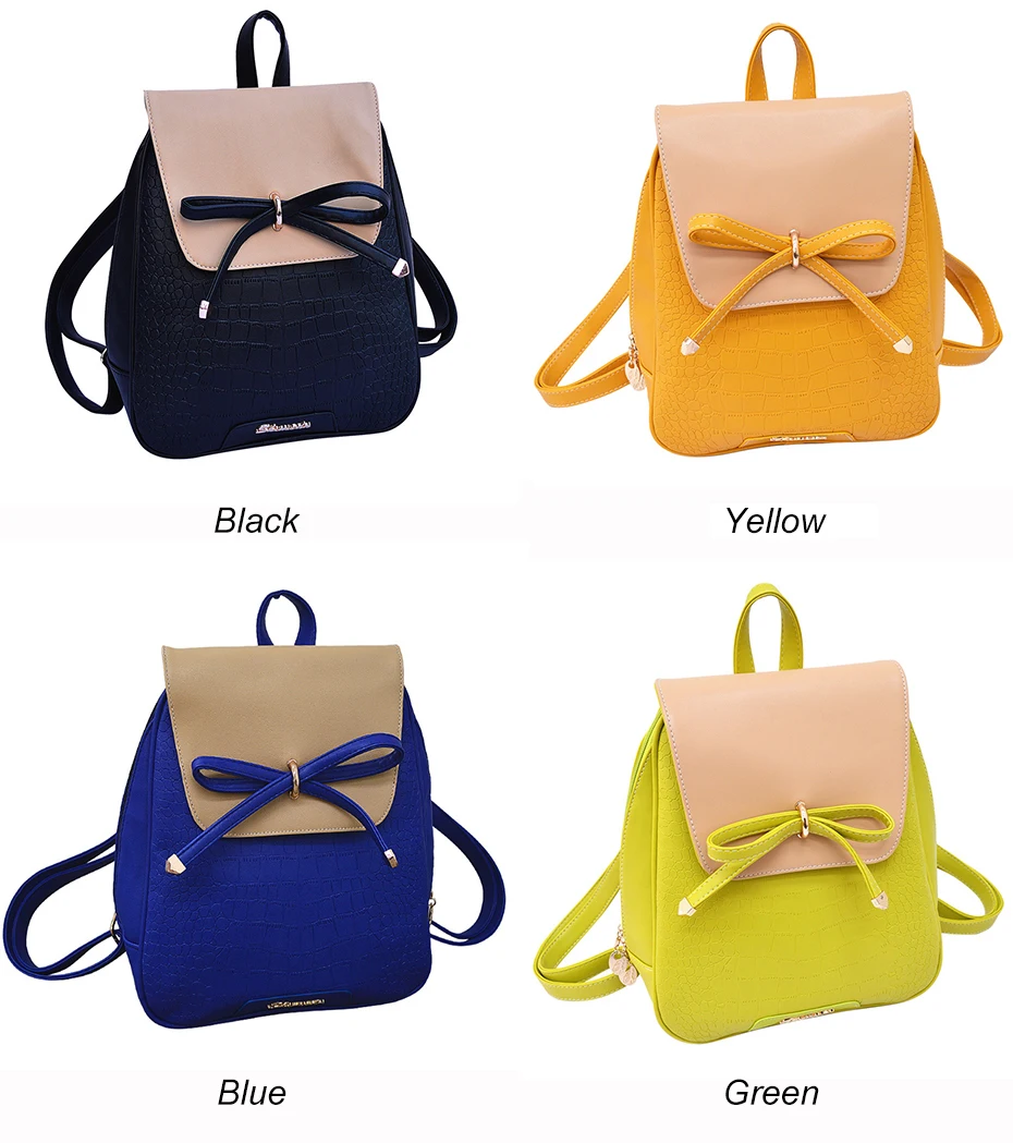para meninas adolescentes kawaii arco mochila pequena