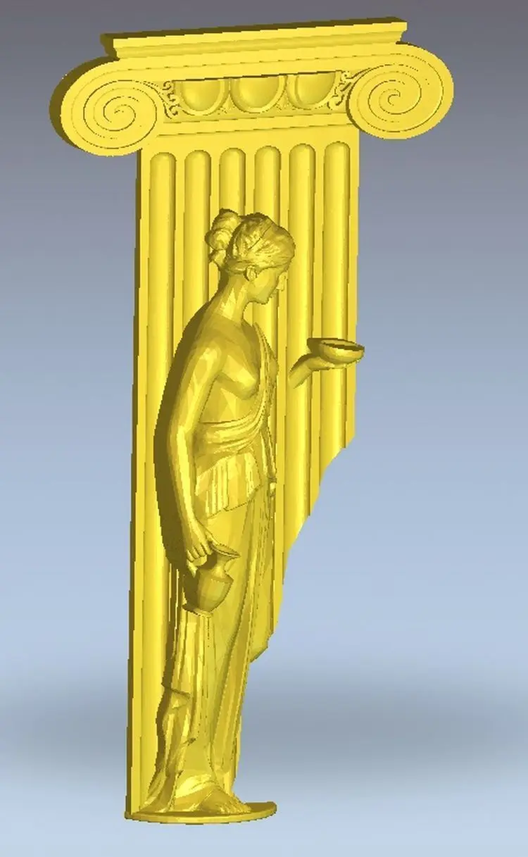 

3d model relief for cnc in STL file format Afina