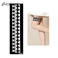 1 шт женский боди-арт краска тату трафарет для татуировки хной полосой шаблон ДИЗАЙН индийский шаблон татуировки паста сексуальный продукт временный S637