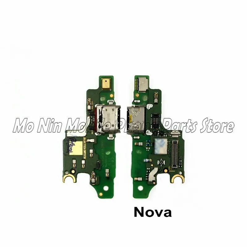 

New Microphone Module+USB Charging Port Board Flex Cable Connector Parts For Huawei Nova Lite 2 2Plus Nova 2s 3 3i 4 Replacement