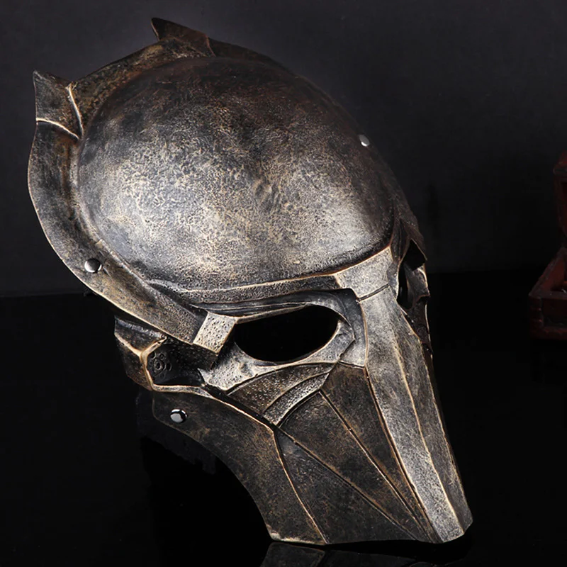 Resin Brown Predator Mask Eagle Mask Mascara Terror Movie Masks Party Masquerade Fancy Costume Cosplay Halloween Christmas Gift (5)