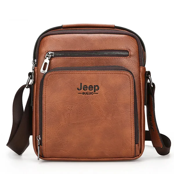 Buy Jeep Brand Man Leather Bag High Quality Business
