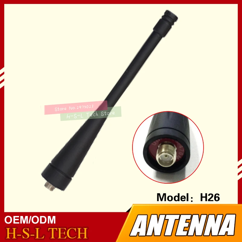 Original Walkie Talkie Rubber Antenna 400-470Mhz SMA-K Interface Two Way Radio Antenna For Wanhua H26A H26B H26C Fadacn F1 V8