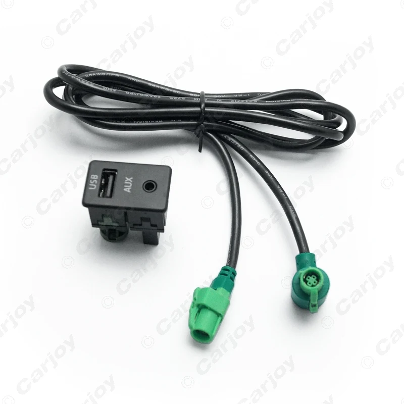 LEEWA OEM Passat Tiguan Touran USB + AUX штепсельная Вилка корпус поверхности кабель для RCD510 3CD 035 249