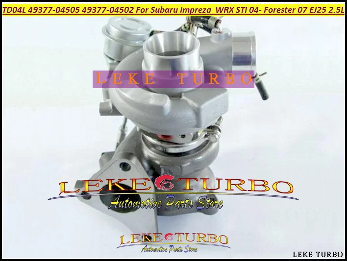 Turbo For SUBARU Impreza  WRX STI 2004-,Forester 2007 2.5T EJ25 2.5L TD04L 49377-04505 49377-04502 49377-04504 14412AA4560 Turbocharger (4)